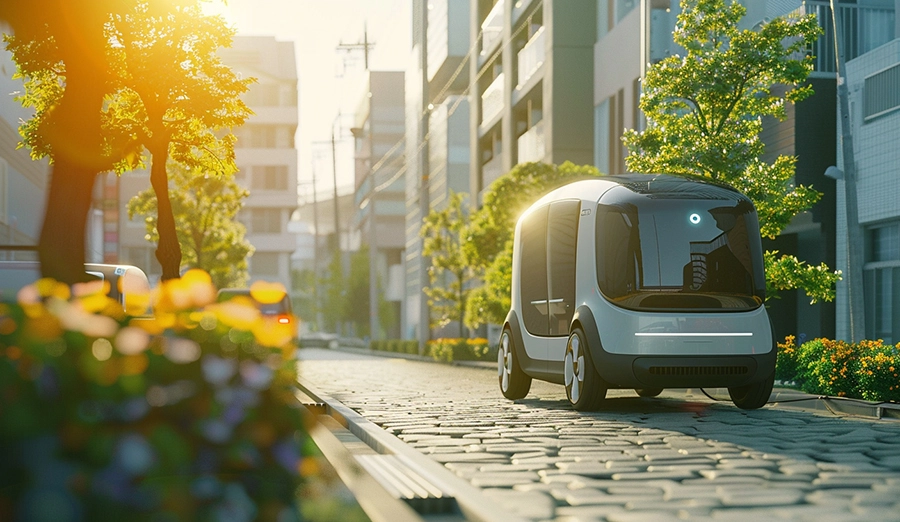 How does the wireless charging technology of driverless logistics vehicles lead the new trend of fut